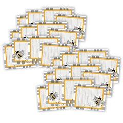 The Hive Self-Adhesive Name Tags, 40 Per Pack, 6 Packs