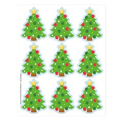 Christmas Tree Giant Stickers, 36 Per Pack, 12 Packs