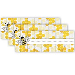 The Hive Self-Adhesive Name Plates, 36 Per Pack, 3 Packs