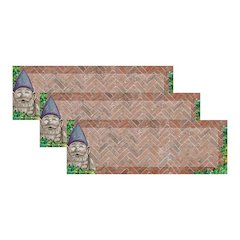 Curiosity Garden Self-Adhesive Name Plate, 9-5/8" x 3-1/4", 36 Per Pack, 3 Packs