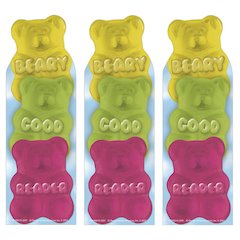 Beary Good Reader Gummy Bear Scented Bookmarks, 24 Per Pack, 3 Packs