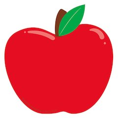 Apple Paper Cut-Outs, 36 Per Pack, 3 Packs