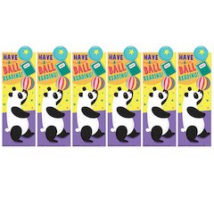 Panda Have a Ball Reading Bookmarks, 36 Per Pack, 6 Packs