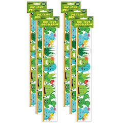 A Sharp Bunch Line-Up Deco Trim Extra Wide Die Cut, 37 Feet Per Pack, 6 Packs