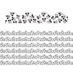 Mickey Mouse Throwback Tossed Mickeys Deco Trim, 37 Feet Per Pack, 6 Packs