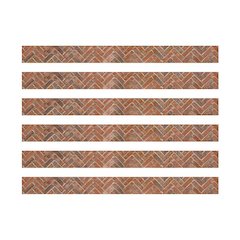Curiosity Garden Brick Extra Wide Deco Trim, 37 Feet Per Pack, 6 Packs