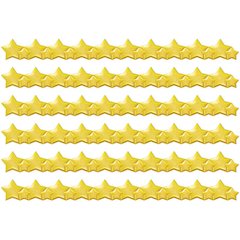 Stars Extra Wide Deco Trim, 37 Feet Per Pack, 6 Packs