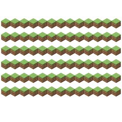 Minecraft Die-Cut Blocks Extra Wide Trim, 37 Feet Per Pack, 6 Packs
