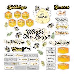 The Hive Classroom Organization Bulletin Board Set