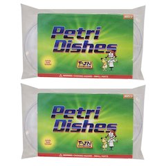 Petri Dishes, Extra Deep, 4 Per Pack, 2 Packs