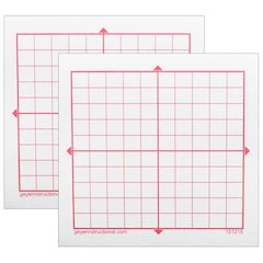 Graphing 3M Post-it Notes, 10 x 10 Square Grid, 4 Pads Per Pack, 2 Packs