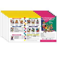Pre-Kindergarten Progress Report (3 year olds), 10 Per Pack, 6 Packs