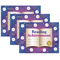 Achievement Certificates and Reward Seals, 30 Certificates Per Pack, 3 Packs