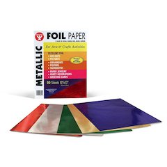 Metallic Foil Paper Assortment, 10 Sheets Per Pack, 6 Packs