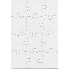 COMPOZ A PUZZLE 5.5X8IN RECT 12PC