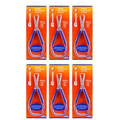 Snippy Easy Spring Loop Scissors, Blunt Tip, Pack of 6
