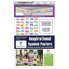 Card Stock Posters, Set of 30, Spanish