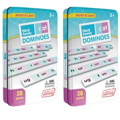 Word Family Dominoes, 2 Sets