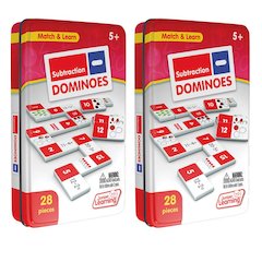 Subtraction Dominoes, 2 Sets