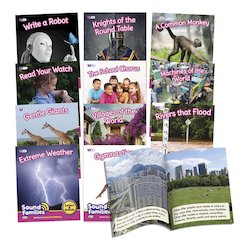 Sound Families Decodable Readers Consonants Non-Fiction Phase 5.5, Set of 12