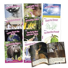 Sound Families Decodable Readers R-controlled Non-Fiction Phase 5.5, Set of 12