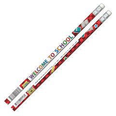 Pencils, Welcome to School!, 12 Per Pack, 12 Packs