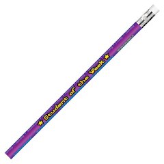 Student of the Week Pencils, 12 Per Pack, 12 Packs