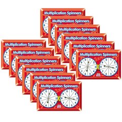 Multiplication Spinners, Pack of 12