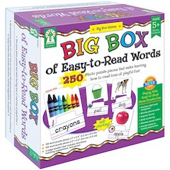 BIG BOX OF EASY TO READ WORDS GAME AGE 5+ SPECIAL EDUCATION