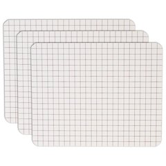 Rectangular Adhesive Graph Replacement Sheets, 6 Per Pack, 3 Packs