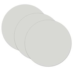 Round Adhesive Blank Replacement Sheets, 8 Per Pack, 3 Packs