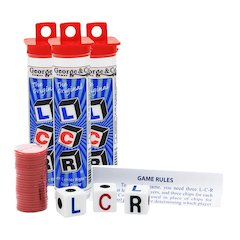 Left, Center, Right Dice Game, Pack of 3