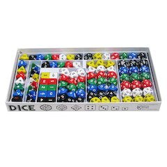 Sampler Set of Opaque Polyhedra Dice, 100 Count
