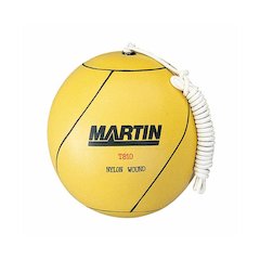 TETHERBALL RUBBER NYLON WOUND W/ ROPE