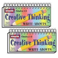 Creative Thinking Write-Abouts, Grade 1-3, Pack of 2