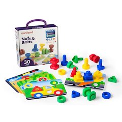 Nuts & Bolts School Activity Set, 24-Piece Set