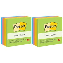 Notes, Floral Fantasy Collection, 100 Sheets/Pad, 5 Pads/Pack, 2 Packs