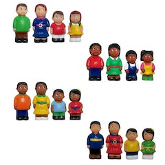 Multicultural Family 4 St Complete, Figures