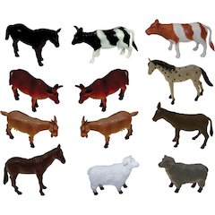 FARM ANIMALS PLAYSET