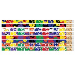 Paw Power Motivational Pencils, 12 Per Pack, 12 Packs