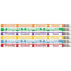 Kindness Kounts Motivational Pencil, 12 Per Pack, 12 Packs