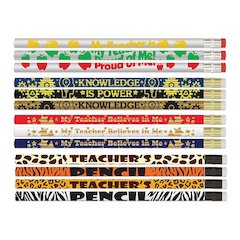 Teacher Rewards Pencils Assortment, Pack of 144