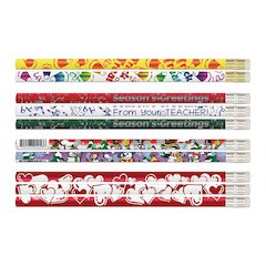 Teacher Seasonal Pencils Assortment, Pack of 144