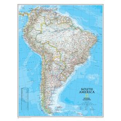 South America Wall Map, 24" Width, 30" Length