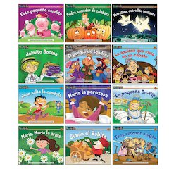 Rising Readers Leveled Books: Nursery Rhyme Tales Set 2, Spanish