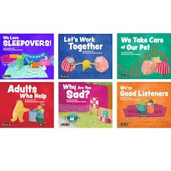 MySELF Readers: I Build Positive Relationships, Small Book 6pack, English
