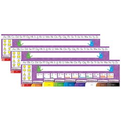 Traditional Manuscript Desk Plates, 19" x 5", 36 Per Pack, 3 Packs