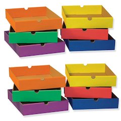 Drawers for 6-Shelf Organizer, 6 Drawers Per Set, 2 Sets