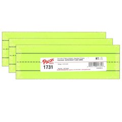 Super Bright Flash Cards, Ruled 3" x 9", 100 Cards Per Pack, 3 Packs