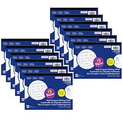 Multi-Program Handwriting Tablet, D'Nealian/Zaner-Bloser, 40 Sheets, Pack of 12